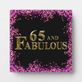 65e verjaardag fotoplaat (Voorkant)