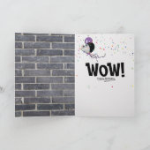 65e verjaardag Funny Golden Retriever Kaart (Binnen)