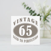  65e verjaardag Gifts Kaart (Staand voorkant)