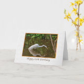 65e verjaardag, Grote Egret Gevist aan de rivier Kaart (Gele Bloem)