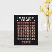 65e verjaardag Ik ben zo veel troeven voor Trump S Kaart (Gele Bloem)