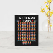 65e verjaardag Ik ben zo veel troeven voor Trump S Kaart (Gele Bloem)