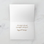 65e verjaardag in Zand Seashore Kaart (Binnen)