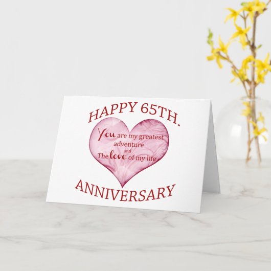 65e. Verjaardag Kaart (Gele Bloem)