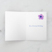 65e verjaardag Kaart voor een oma - Bloemen (Binnen)