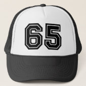 65e verjaardag Klassiek Trucker Pet (Voorkant)