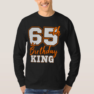 65e verjaardag Koning Feest Kroon Verjaardagsfeest T-shirt