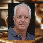 65e verjaardag Laten we de blauwe gouden foto van  Kaart