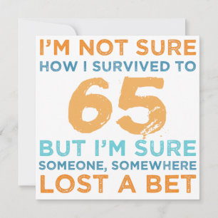 65e verjaardag Legende Kaart