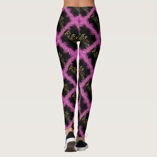 65e verjaardag leggings (Achterkant)
