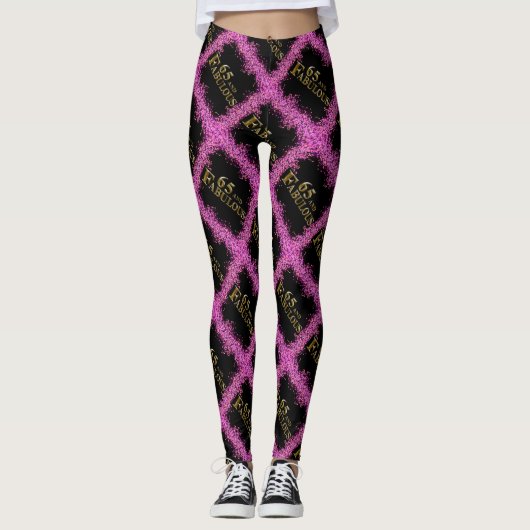 65e verjaardag leggings (Voorkant)
