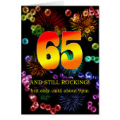 65e verjaardag nog steeds springend (Voorkant)