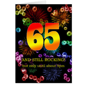 65e verjaardag nog steeds springend