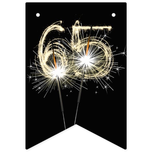 65e verjaardag of partij bij het Jubileum Vlaggetjes (Tweede vlag)