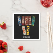 65e Verjaardag oude licentie bord collectie Servet (Insitu)