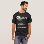 65e verjaardag Shirt 65 jaar oud Jubileum cadeaus (Voorkant volledig)