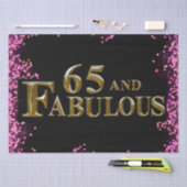 65e verjaardag tissuepapier (Craft)