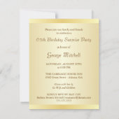 65e verjaardag Uitnodigingen van de Verzekeringspa (Achterkant)