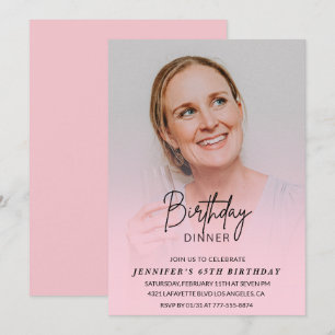 65e verjaardag uitnodigingen Verjaardag Diner Foto
