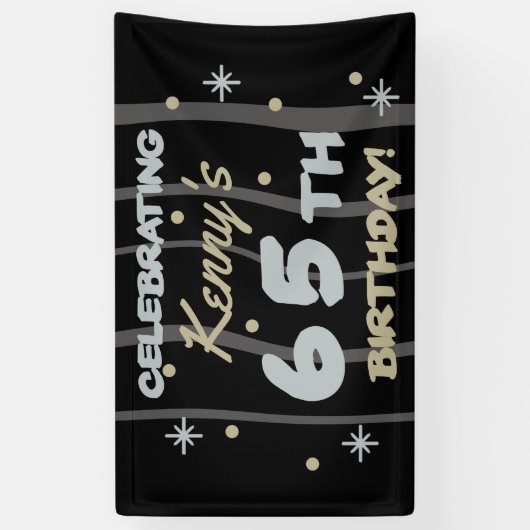 65e verjaardag van de Partij van de Verjaardag Voe Spandoek (Verticaal)