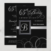 65e verjaardag van de uitnodigingen van de Partij  (Voorkant / Achterkant)