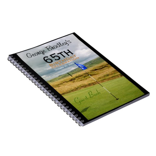 65e verjaardag van de viering Golf van het Guest B Notitieboek (Rechterzijde)