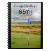 65e verjaardag van de viering Golf van het Guest B Notitieboek (Voorkant)