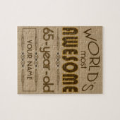 65e verjaardag van de viering van de wereld Best F Legpuzzel (Horizontaal)