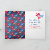 65e verjaardag van denim kaart (Binnen)