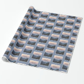 65e verjaardag van priesterwijding gefeliciteerd cadeaupapier (Uitgerold)
