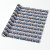 65e verjaardag van priesterwijding gefeliciteerd cadeaupapier (Uitgerold)
