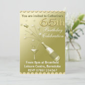 65e verjaardag van uitnodigingen van de partij - G (Staand voorkant)