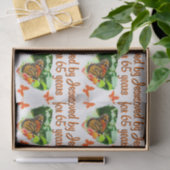 65E VERJAARDAG VLINDER TISSUEPAPIER (Geschenk)
