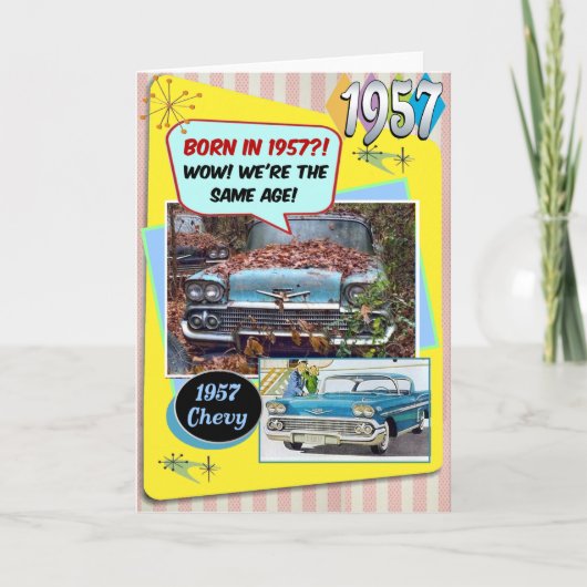 65e verjaardag! Wauw, dezelfde leeftijd als deze C Kaart (Voorkant)