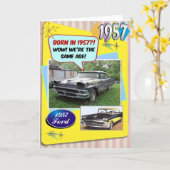 65e verjaardag! Wauw, dezelfde leeftijd als deze C Kaart (Gele Bloem)