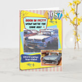 65e verjaardag! Wauw, dezelfde leeftijd als deze P Kaart (Gele Bloem)