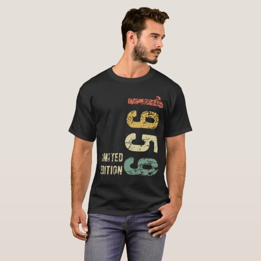 65e verjaardagscadeau 1959 Limited Edition 65 jaar T-shirt (Voorkant volledig)