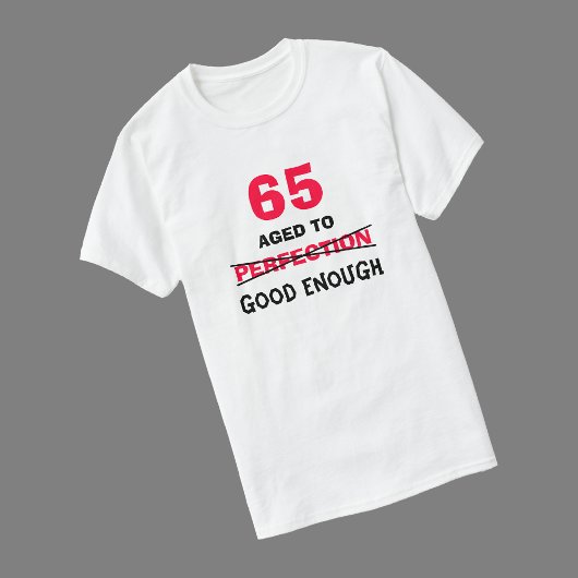65e Verjaardagscadeau Ideeën voor Mannen T Shirt