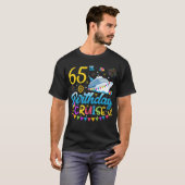 65e verjaardagscruise B-Day Party Mannen T-shirt (Voorkant volledig)