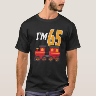 65e Verjaardagsfeesttrein Speelgoed 65 Jaar Oud Fu T-shirt