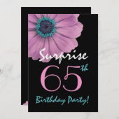 65e verrassingsdag roze dagboek kaart (Voorkant / Achterkant)