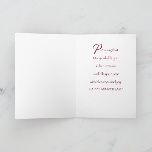 65e wijding Jubileum met Maria Kaart (Binnen)