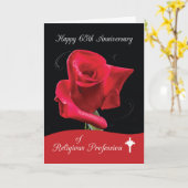 65ste Jubileum van Godsdienstig Beroep, Non Cong Kaart (Gele Bloem)