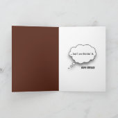 65ste verjaardag Beer in een bos Kaart (Binnen)