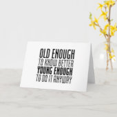 **65ste VERJAARDAG** HUMOR VOOR VRIEND/FAMILIE Kaart (Gele Bloem)