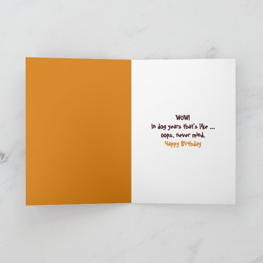 65ste Verjaardag Kaart (Binnen)