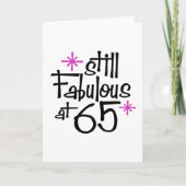 65ste Verjaardag Kaart (Voorkant)
