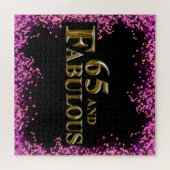 65ste verjaardag  legpuzzel (Horizontaal)