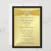 65ste verjaardag - Nep zak - Aangepaste uitnodigin Kaart (Achterkant)