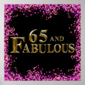 65ste verjaardag  poster (Voorkant)